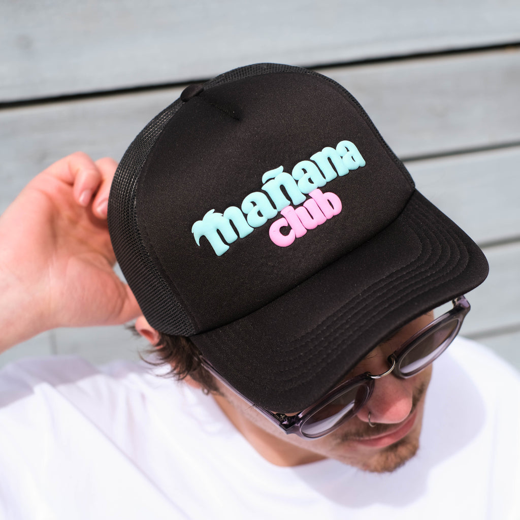 Mañana Club logo trucker hat
