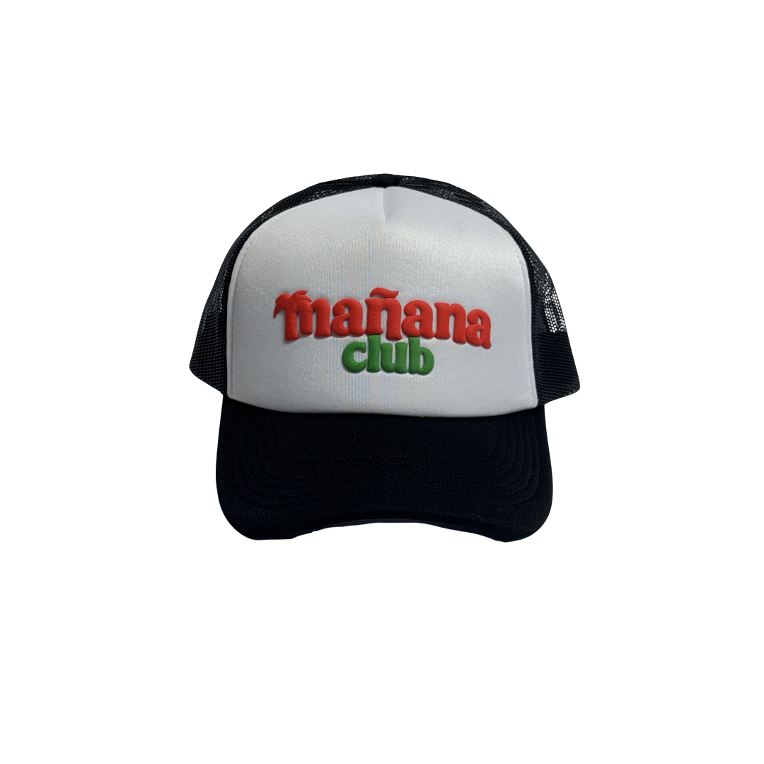 Mañana Club logo trucker hat