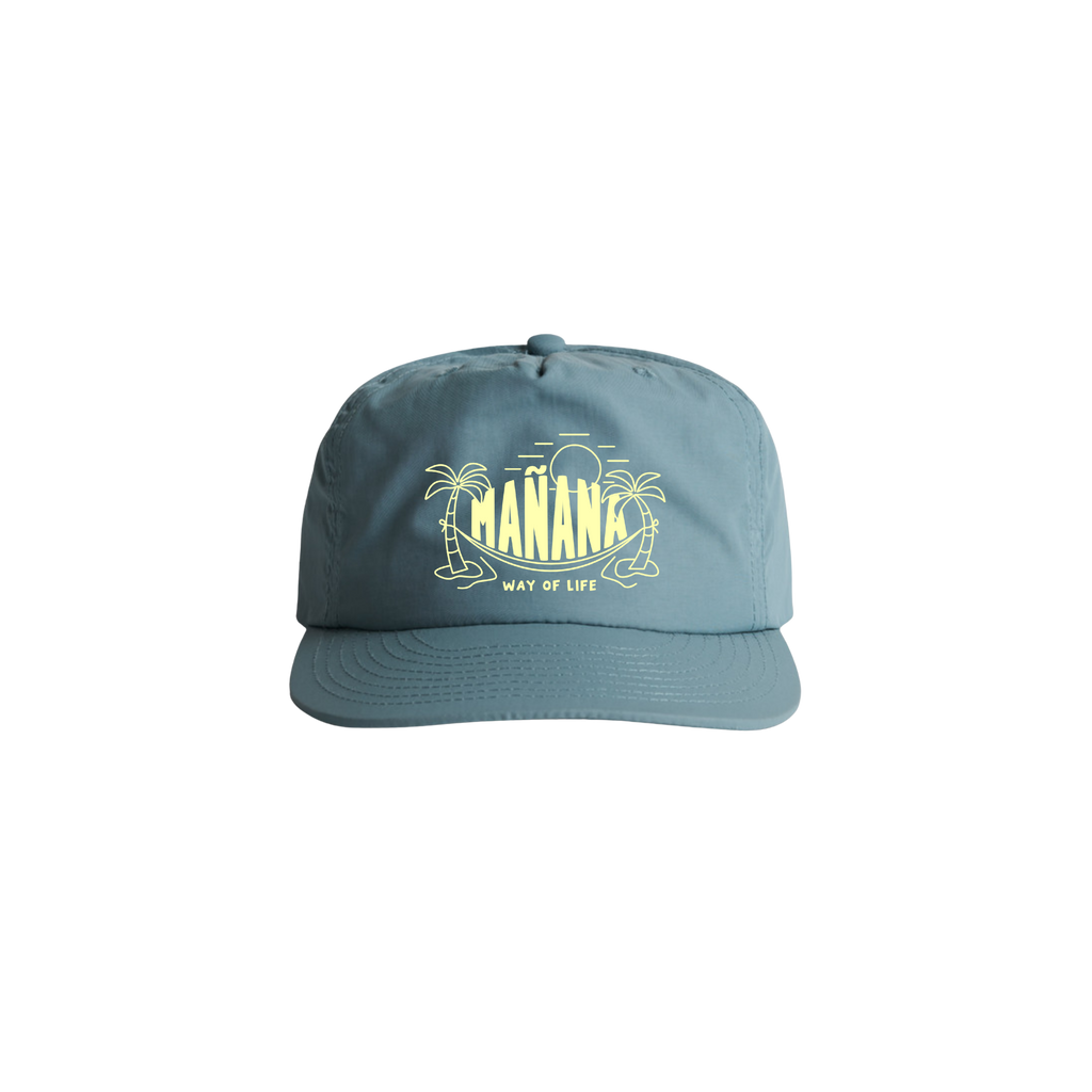 Mañana 'way of life' cap blue